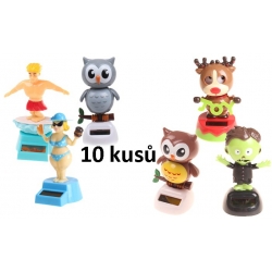 Solárna tancujúca dekorácia mix 10ks