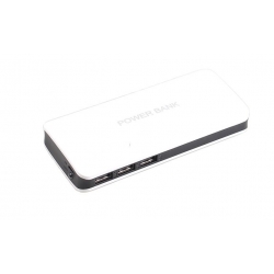 Powerbanka so svietidlom 15 000 mAh biela