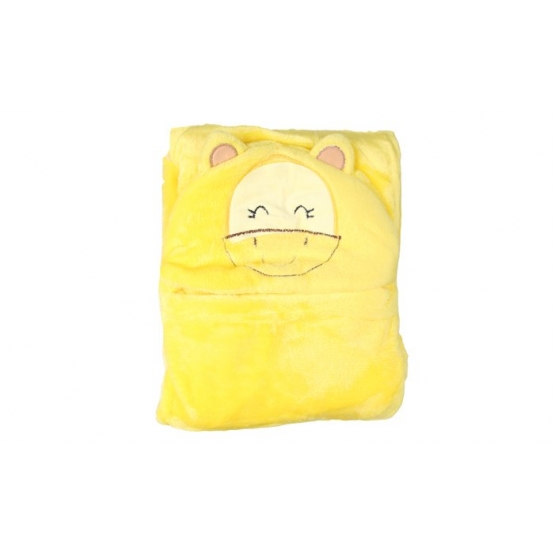Detská deka Happy Baby žltá - levíček
