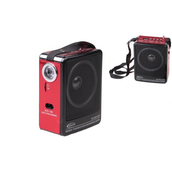 Prenosné rádio YG-901UAT červené