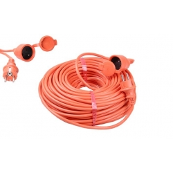 Predlžovací kábel 20m oranžový 2,5mm