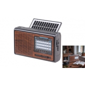 Solárne prenosné rádio RX-BT3060S hnedé