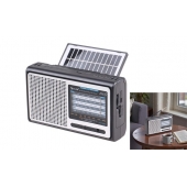 Solárne prenosné rádio RX-BT3060S strieborné