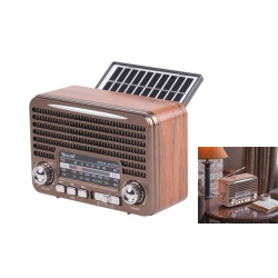 Solárne prenosné rádio RX-BT7071S hnedé
