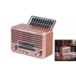 Solárne prenosné rádio RX-BT7071S ružové