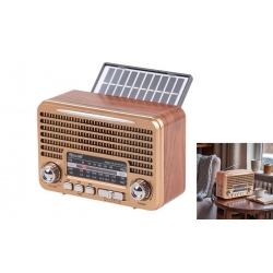 Solárne prenosné rádio RX-BT7071S zlaté