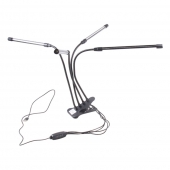 Štvorramenná LED pestovateľská lampa pre izbové rastliny