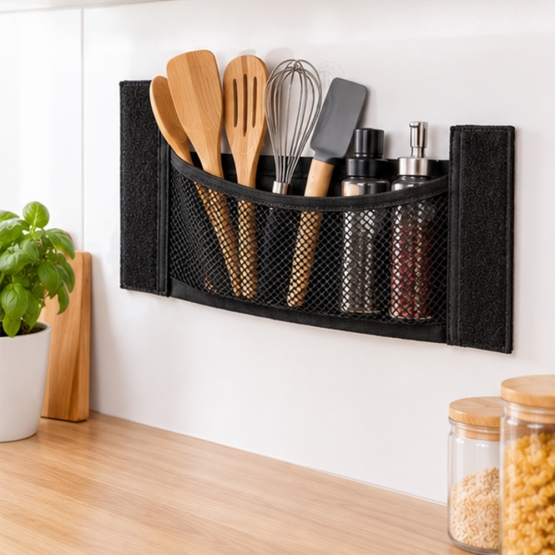 Sieťový organizér so suchým zipsom 25 × 45 cm