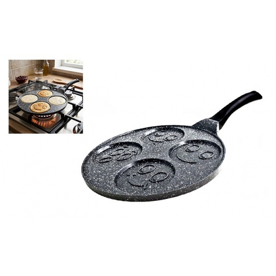 Panvica na lievance s motívmi smajlíkov 26cm ZL-2420