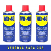 3 ks Univerzálne mazivo WD-40 400 ml