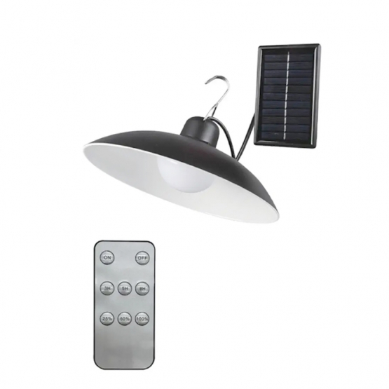 LED solárna lampa s diaľkovým ovládaním