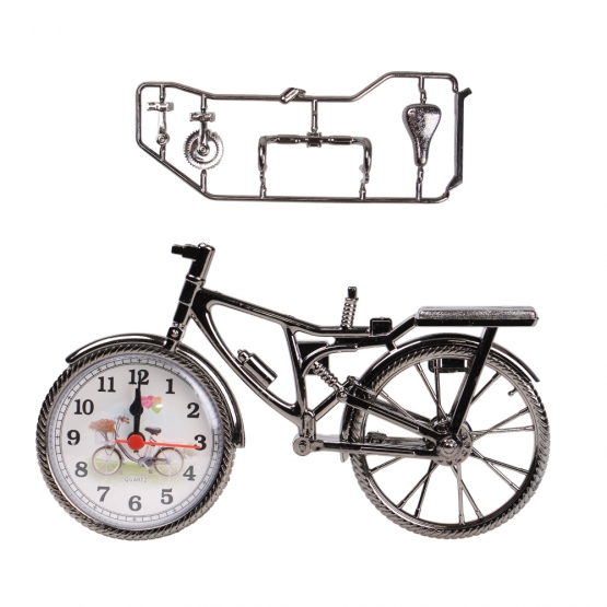 Dekoratívne hodiny v tvare bicykla