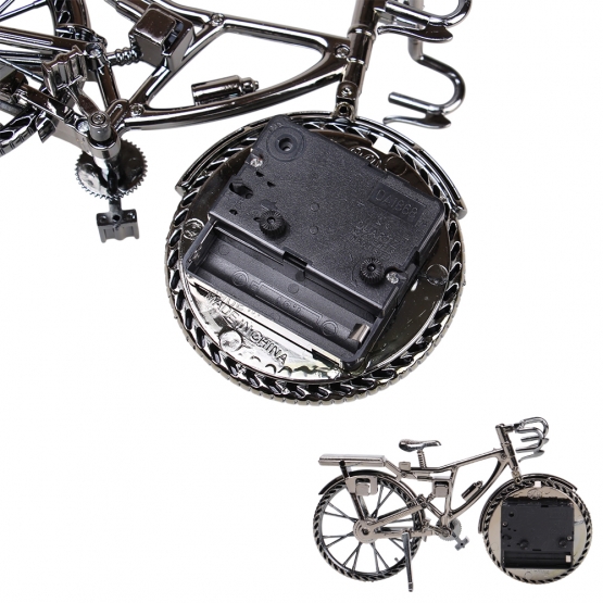 Dekoratívne hodiny v tvare bicykla