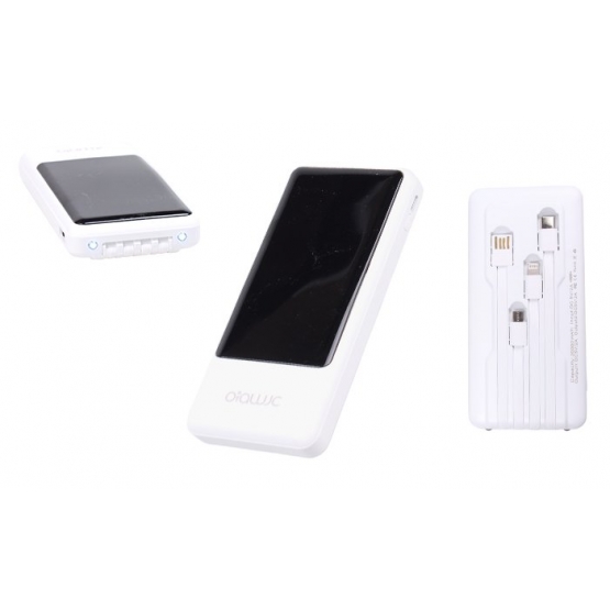 Powerbanka so svietidlom 4v1 20 000 mAh biela