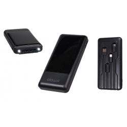 Powerbanka so svietidlom 4v1 20 000 mAh čierna