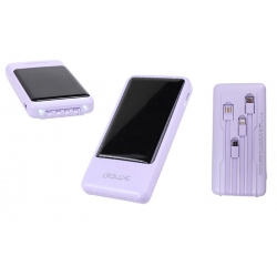 Powerbanka so svietidlom 4v1 20 000 mAh fialová