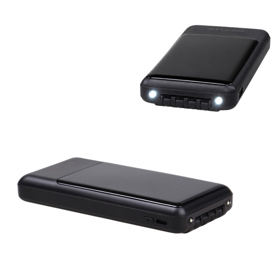 Powerbanka so svietidlom 4v1 20 000 mAh čierna