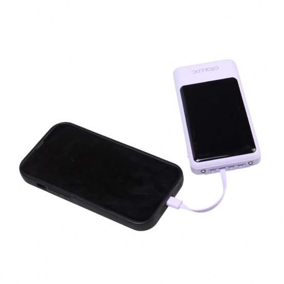 Powerbanka so svietidlom 4v1 20 000 mAh fialová