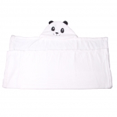 Detská deka Happy Baby biela – panda