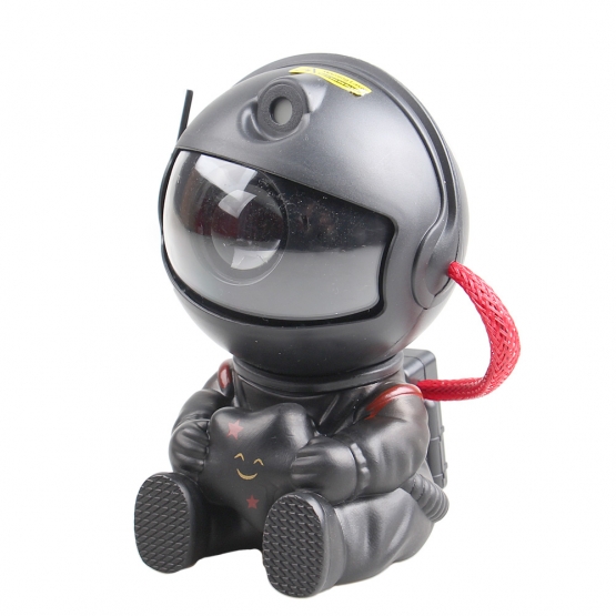 LED projektor nočná obloha astronaut čierny