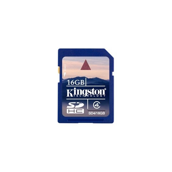 Pamäťová karta KINGSTON SDHC 16GB Class 4 (SD4 / 16GB)