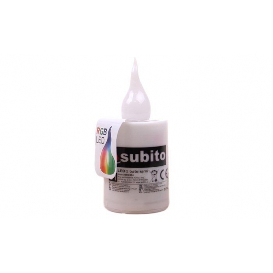 Náhrobná LED sviečka Subito S1 RGB