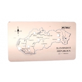 Šablóna mapa Slovenská republika