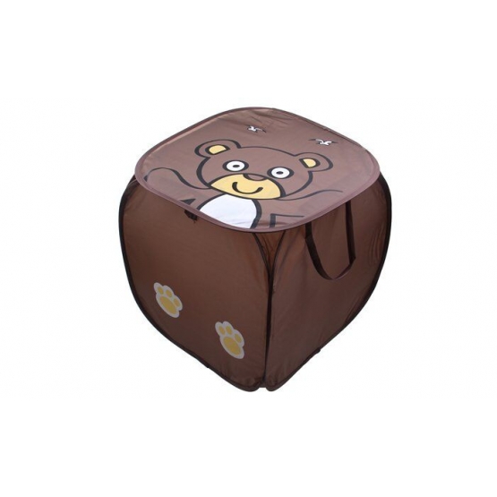 Úložný box na hračky medvedík hnedý