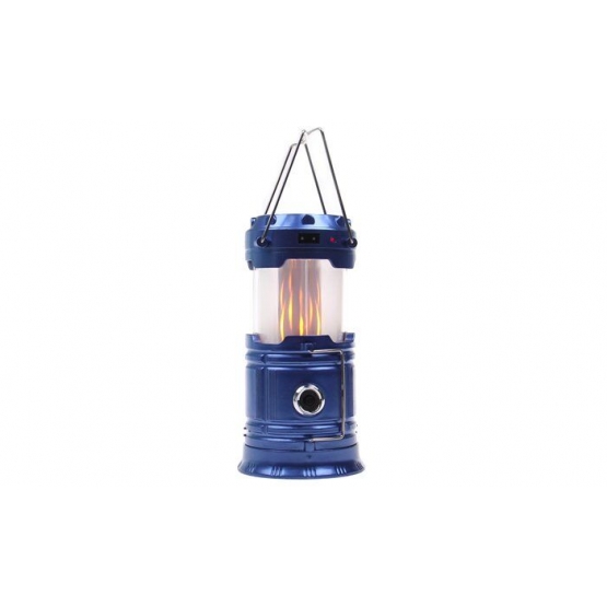 Solárne kempingový lampáš LL-5888 modrá