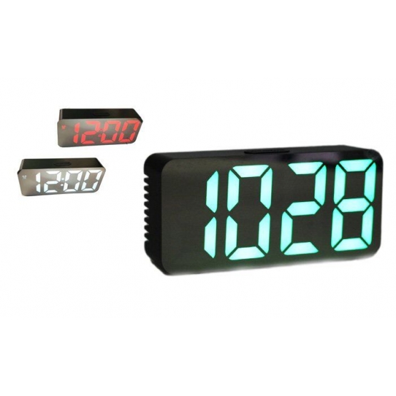 LED digitálne hodiny - budík